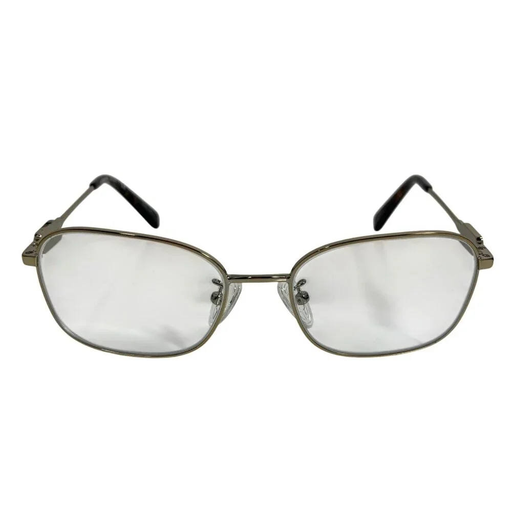 Coach HC5119 Light Gold Metal Eyeglass 53-17-140 Frames ONLY w/ Case & Cloth